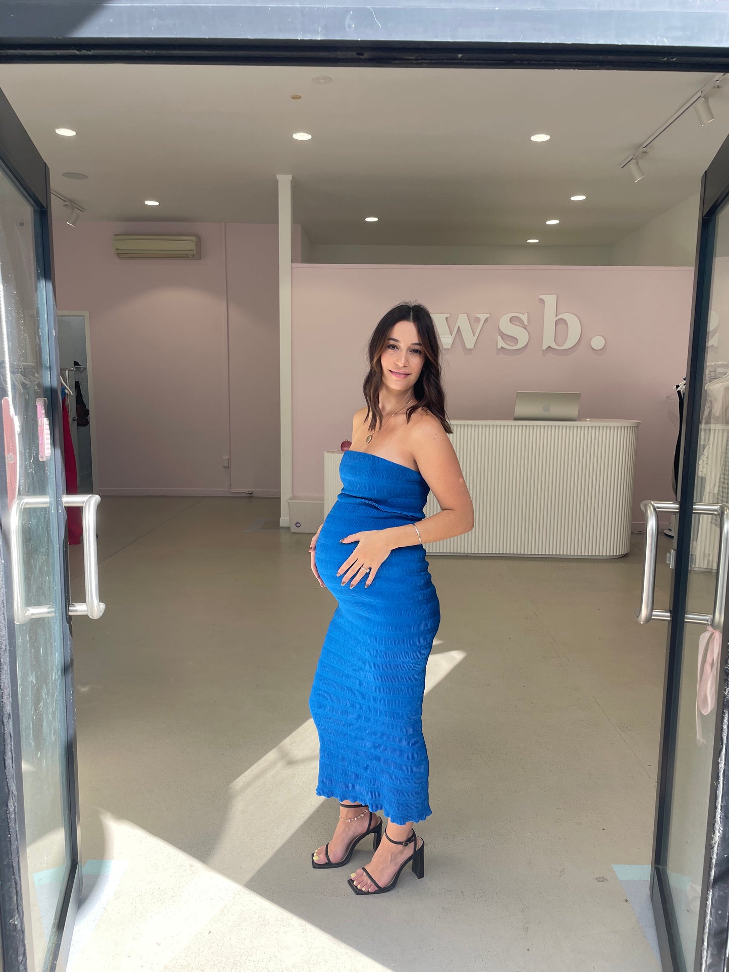 L'idee - Aurore Gown in Sea Green