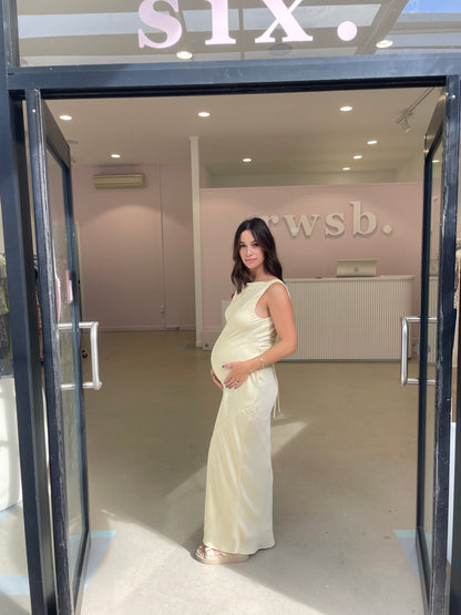 Ruby - Firebird Cowl Gown in Espresso