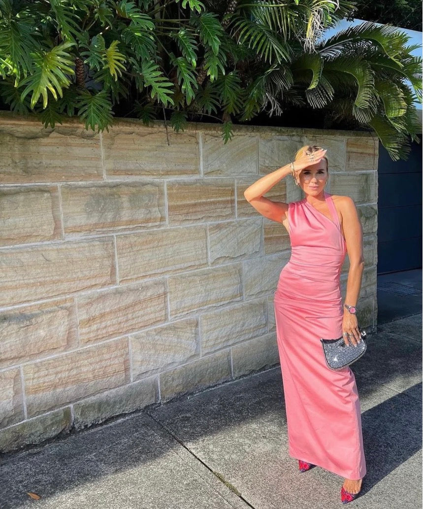 Sir The Label - Giacomo Gathered Gown in Pink