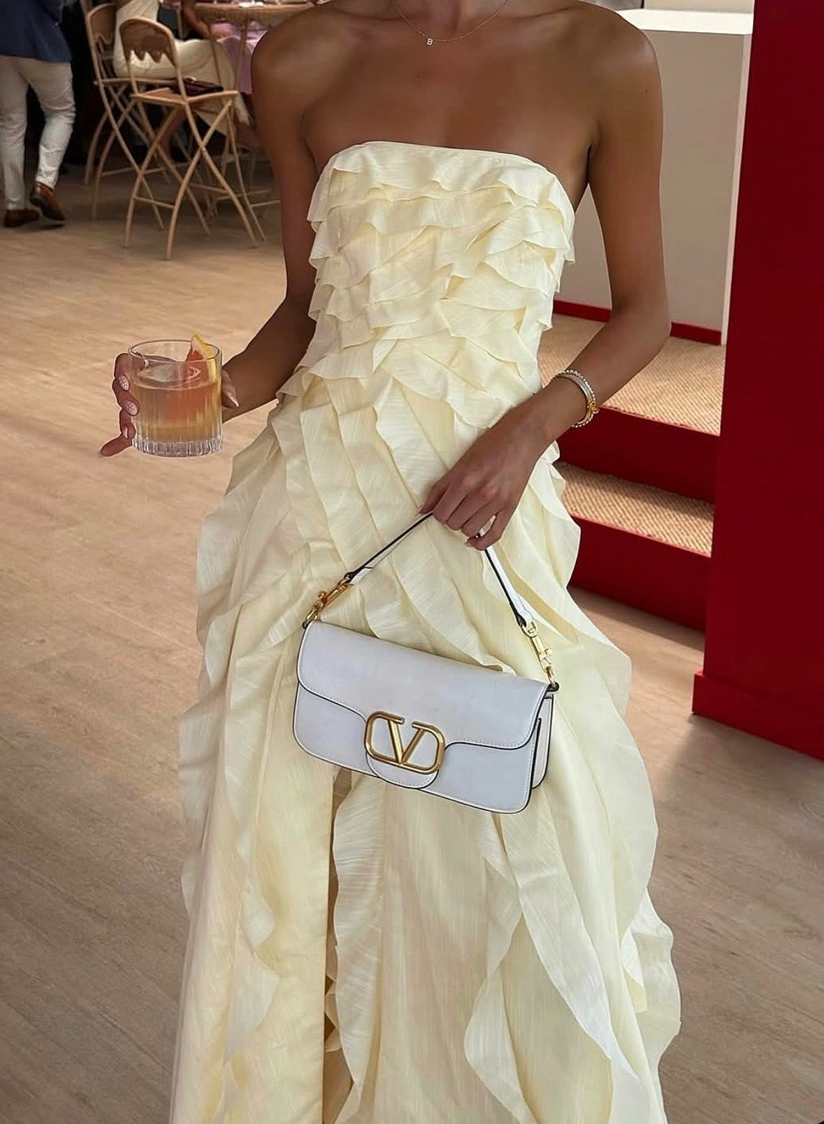 Aje - Allairie Gown in Butter Yellow