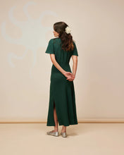 Load image into Gallery viewer, Ruby - Clover Midi Dress Emerald
