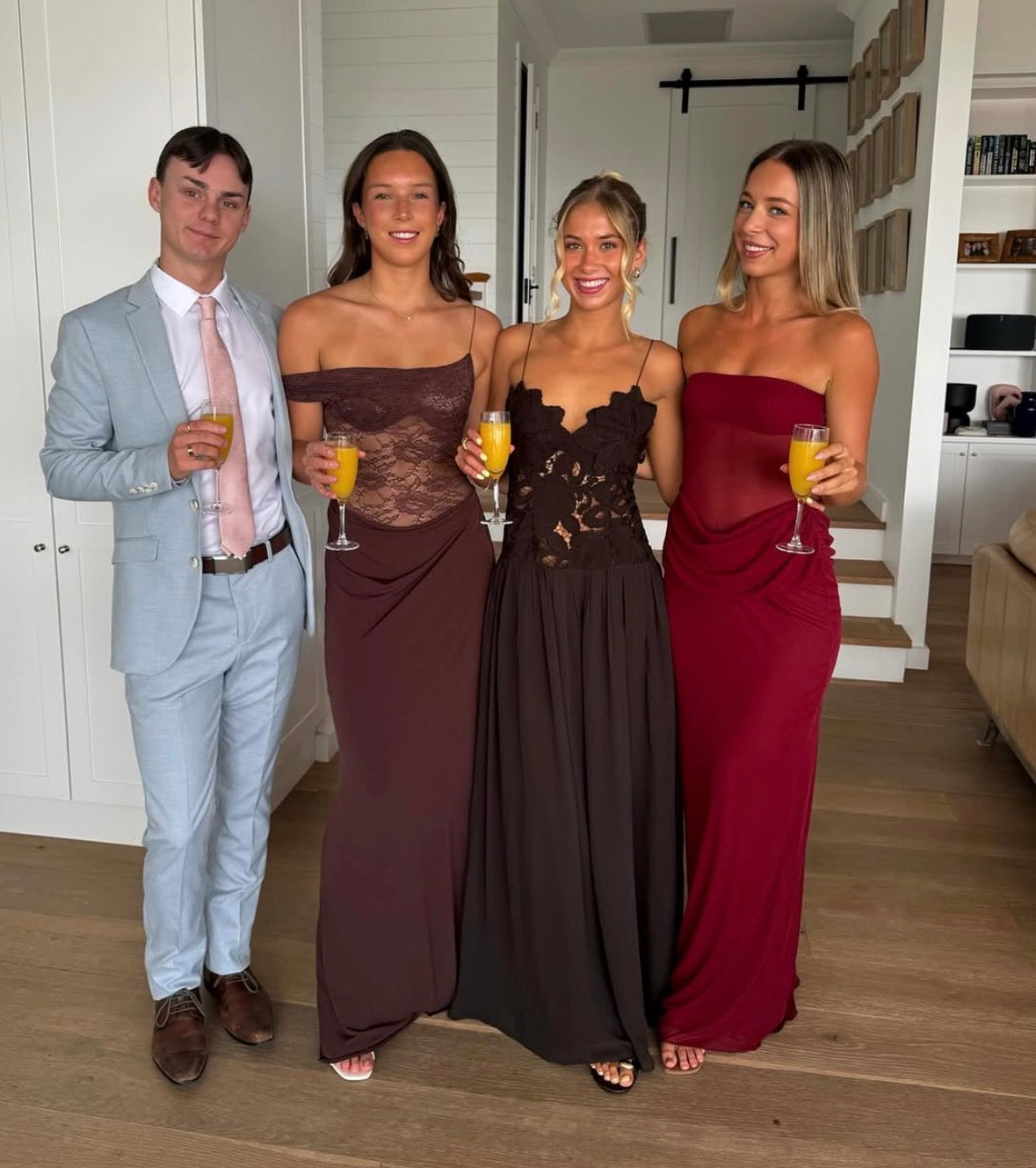 Hansen and Gretel - Stephanie Maxi Dress in Cedar Brown