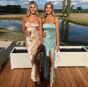 Bec and Bridge - Indi Strapless Maxi in Floral Haze