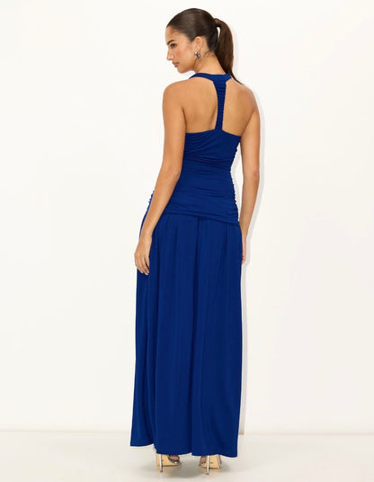 Dazie - Tidal Maxi Dress in Cobalt Blue