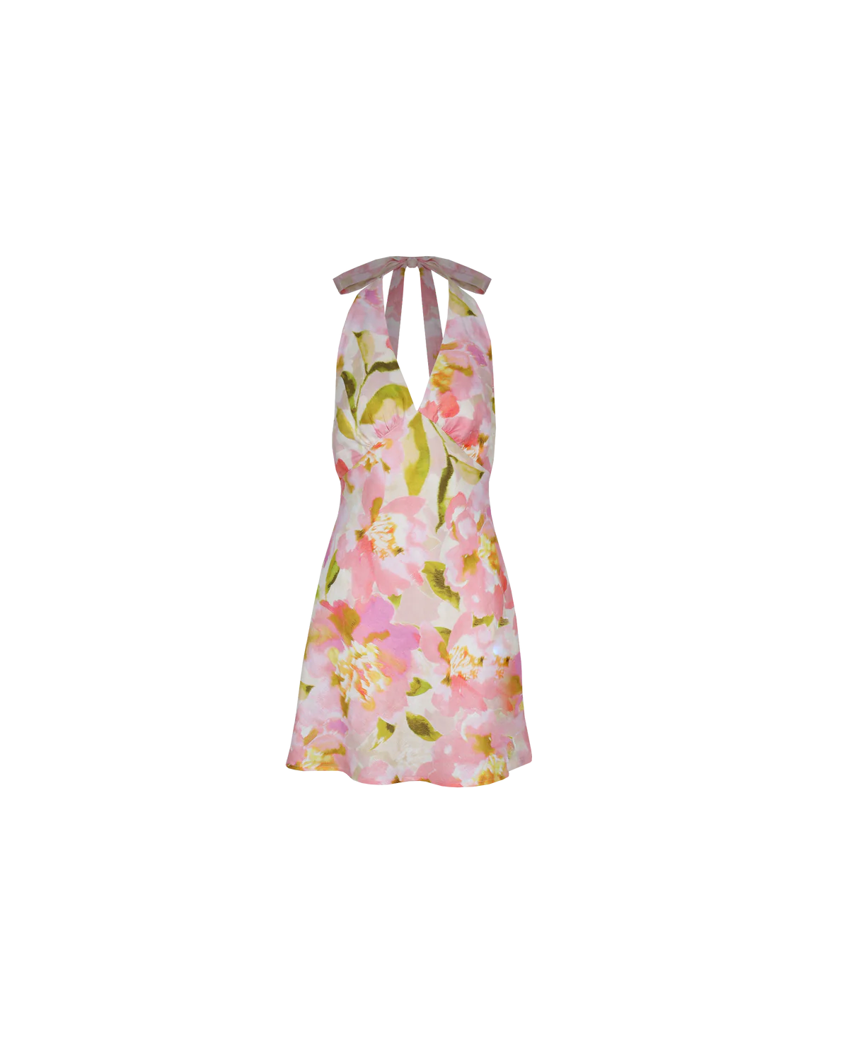 Ruby - Morgan Linen Mini Dress in Ballet Floral