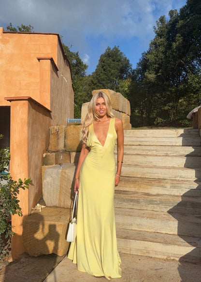 Ance Gria - Rosa Gown in Lemon