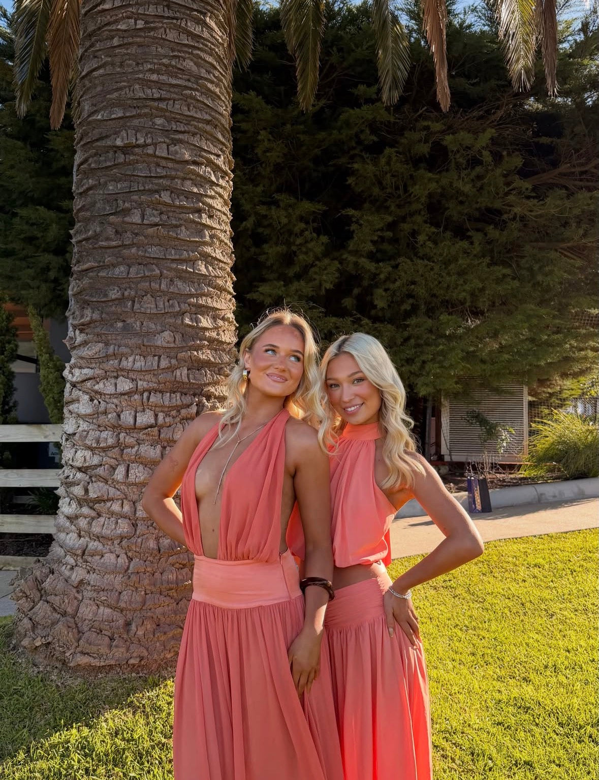 Showpo - Melanie Halter Top & Maxi Skirt in Grapefruit