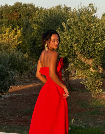 Elliatt - Laurel Sleeveless Maxi Dress in Red