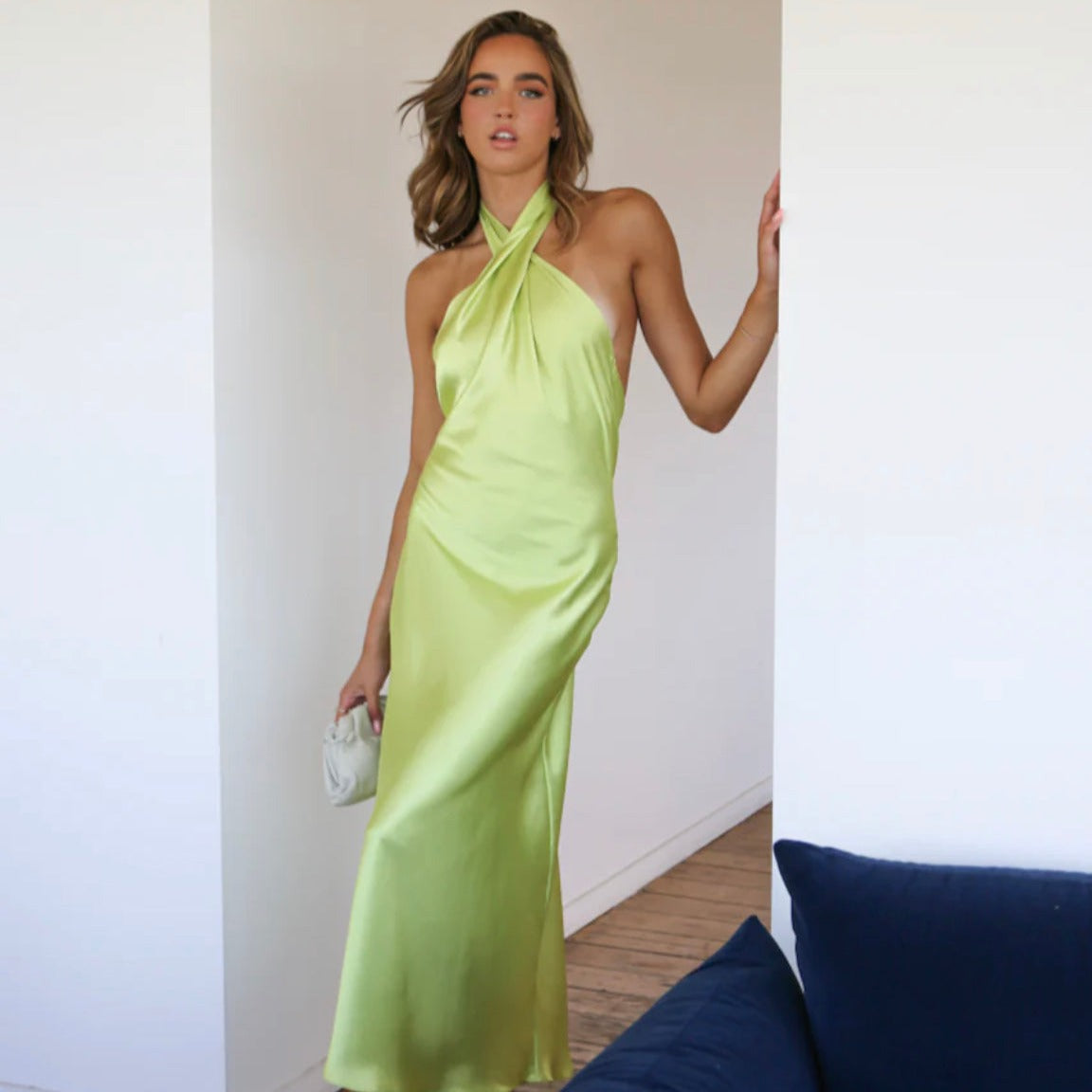 YLD Design - Cross Over Maxi in Lime