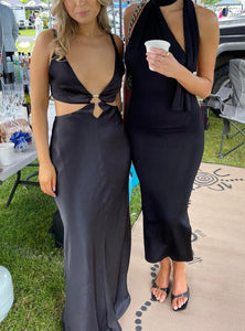Bec and Bridge - Felix V Maxi Dress Black