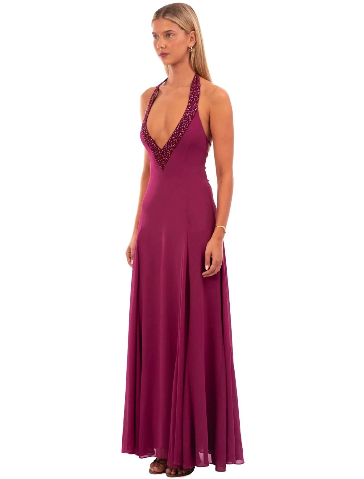 I Am Delilah - Violetta Maxi Dress in Berry
