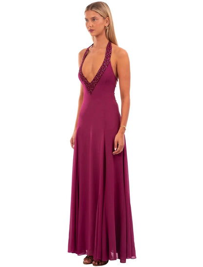 I Am Delilah - Violetta Maxi Dress in Berry