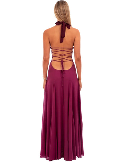 I Am Delilah - Violetta Maxi Dress in Berry