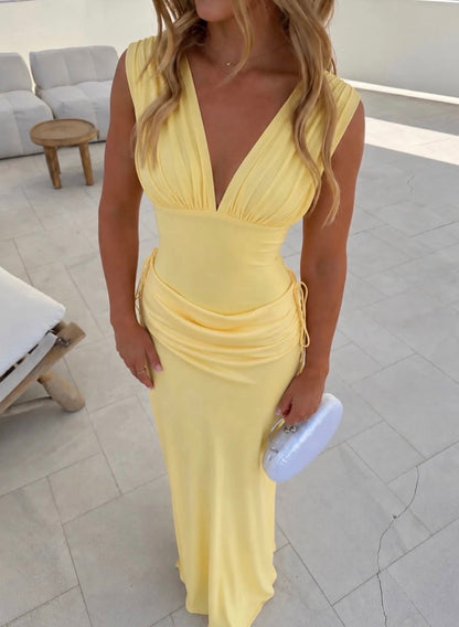 Benni - Monroe Maxi Dress in Lemon