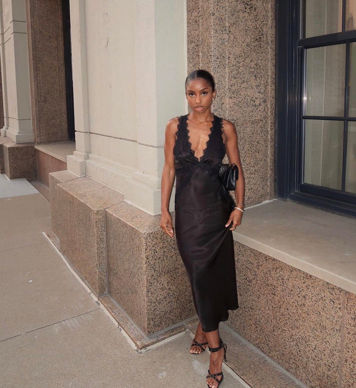 Shona Joy - Camille Lace Cross Back Midi Dress in Black rwsb. Shona Joy - Camille Lace Cross Back Midi Dress in Black rwsb.