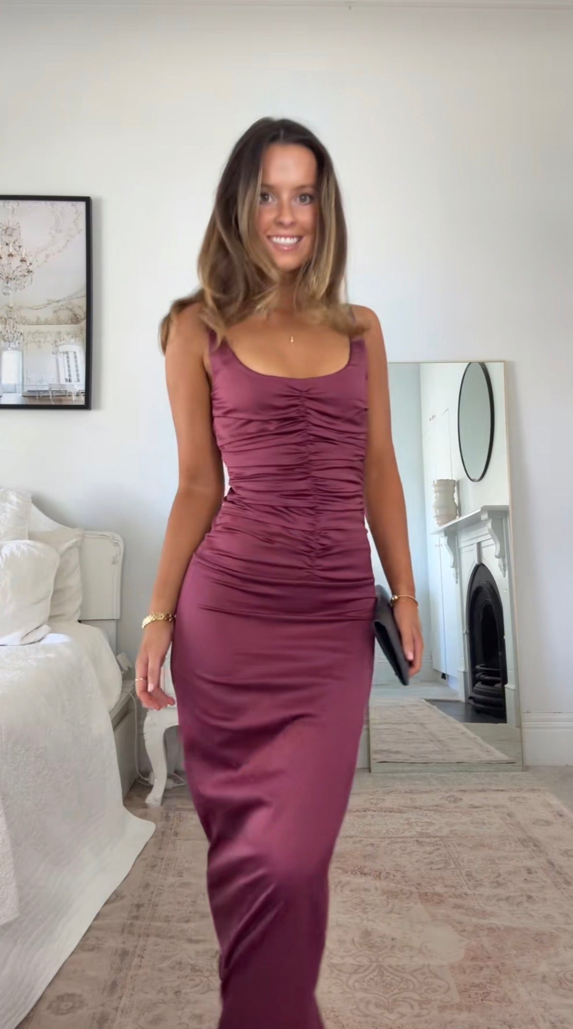 Ance Gira - Atlein Gown in Plum