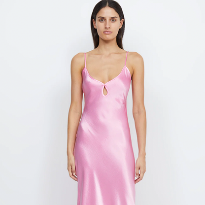 Bec and Bridge - Cedar City Maxi Dress in Candy Pink rwsb. Bec and Bridge - Cedar City Maxi Dress in Candy Pink rwsb.