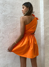 Load image into Gallery viewer, By Nicola - Gabriella One shoulder Mini Dress in Sunkissed
