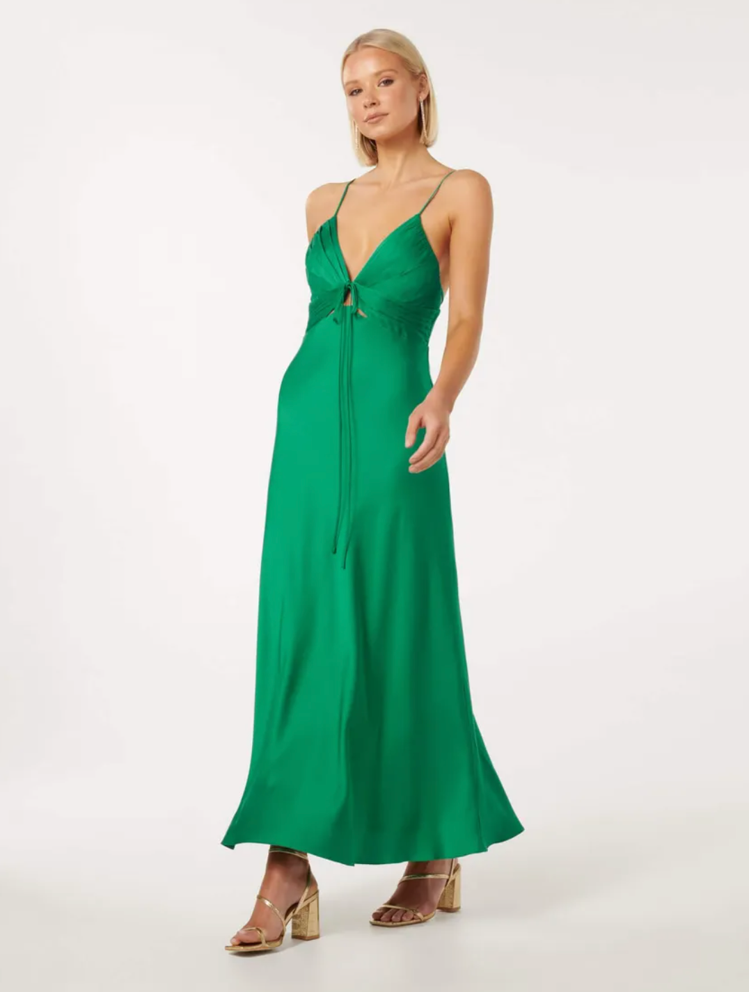 forever new green dress Buy Forever New Green Leighton Pleated Midi Dress Online