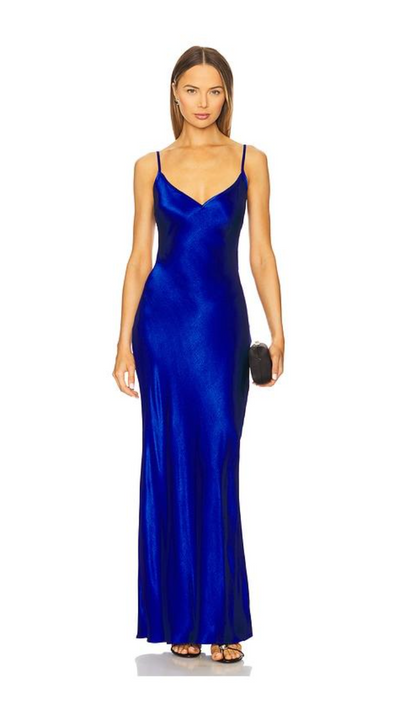 Bec and Bridge - Sol Tie Maxi Dress in Mediterranean Blue