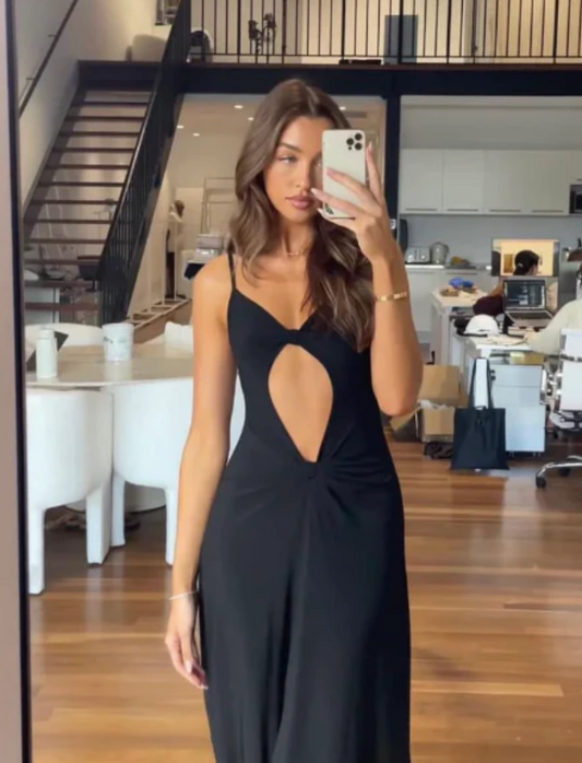 One Mile - Sammy Maxi Dress in Black