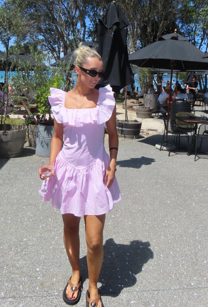 Ruby - Monaco Mini Dress in Soft Pink