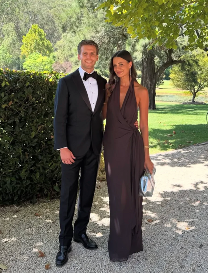 Bec and Bridge - Soneva Wrap Dress in Chocolate