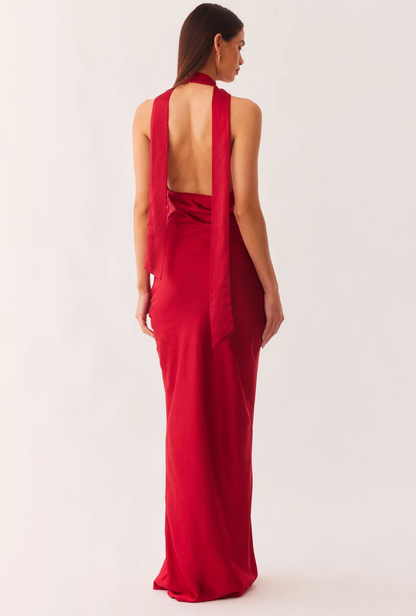 SNDYS - Rosanna Maxi Dress in Red