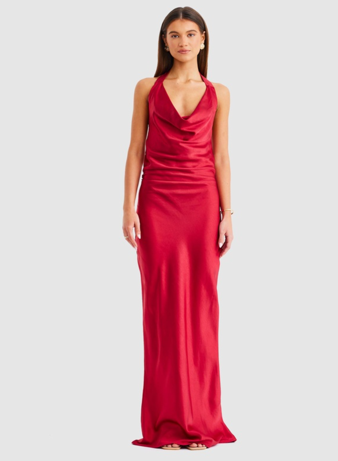 SNDYS - Rosanna Maxi Dress in Red