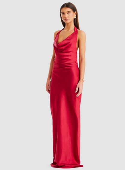 SNDYS - Rosanna Maxi Dress in Red