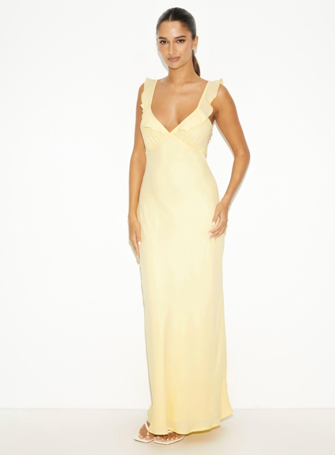 Dazie - Swell Maxi Dress in Butter Yellow