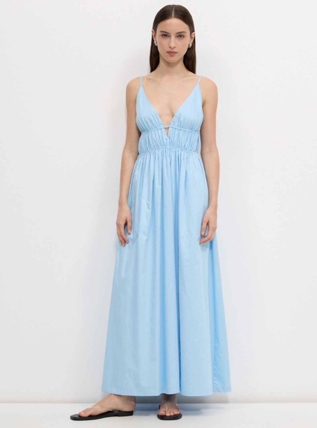 Calli - Alecia Plunge Maxi Dress