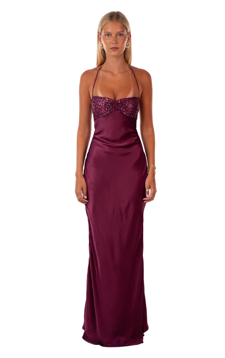 I Am Delilah - Jade Maxi Dress in Berry