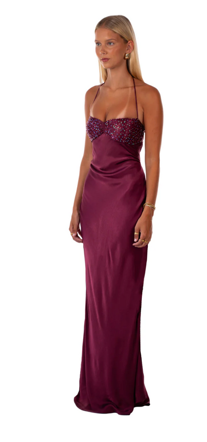 I Am Delilah - Jade Maxi Dress in Berry