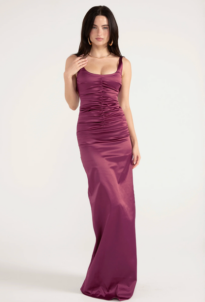 Ance Gira - Atlein Gown in Plum