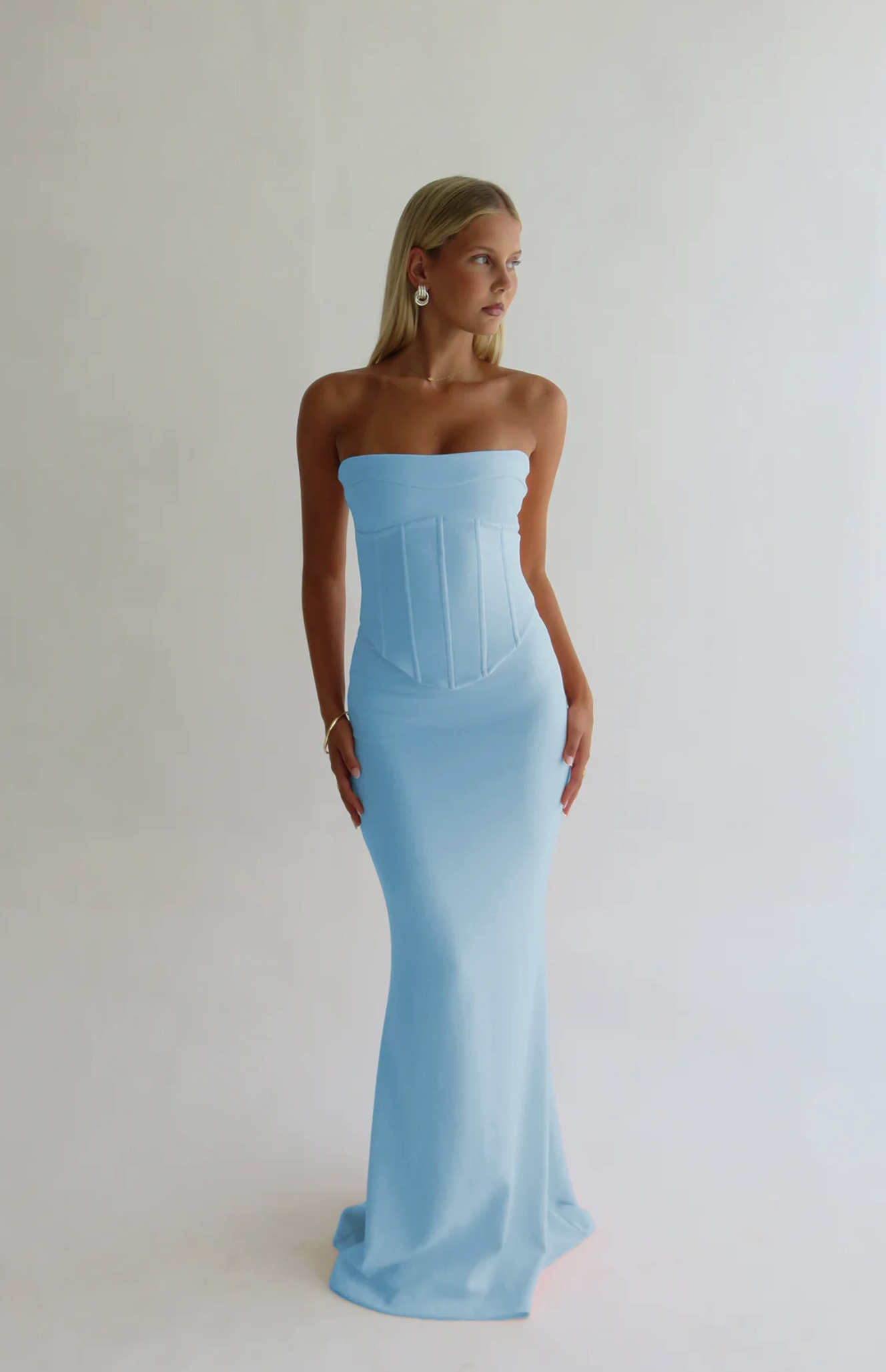 HNTR the Label - Louie Gown in Baby Blue
