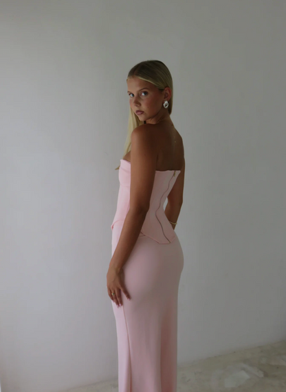 HNTR the Label - Louie Gown in Baby Pink