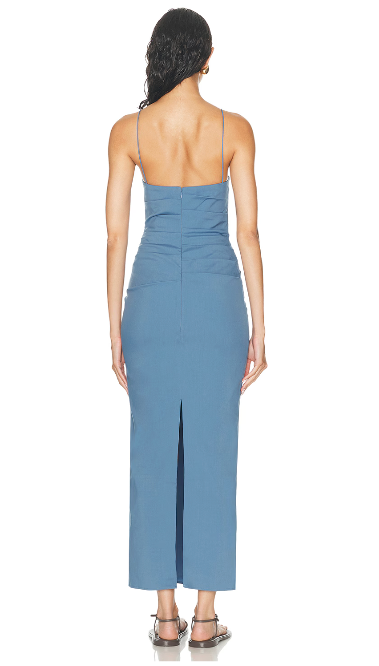 Sir The Label - Jones Gown in Washed Blue