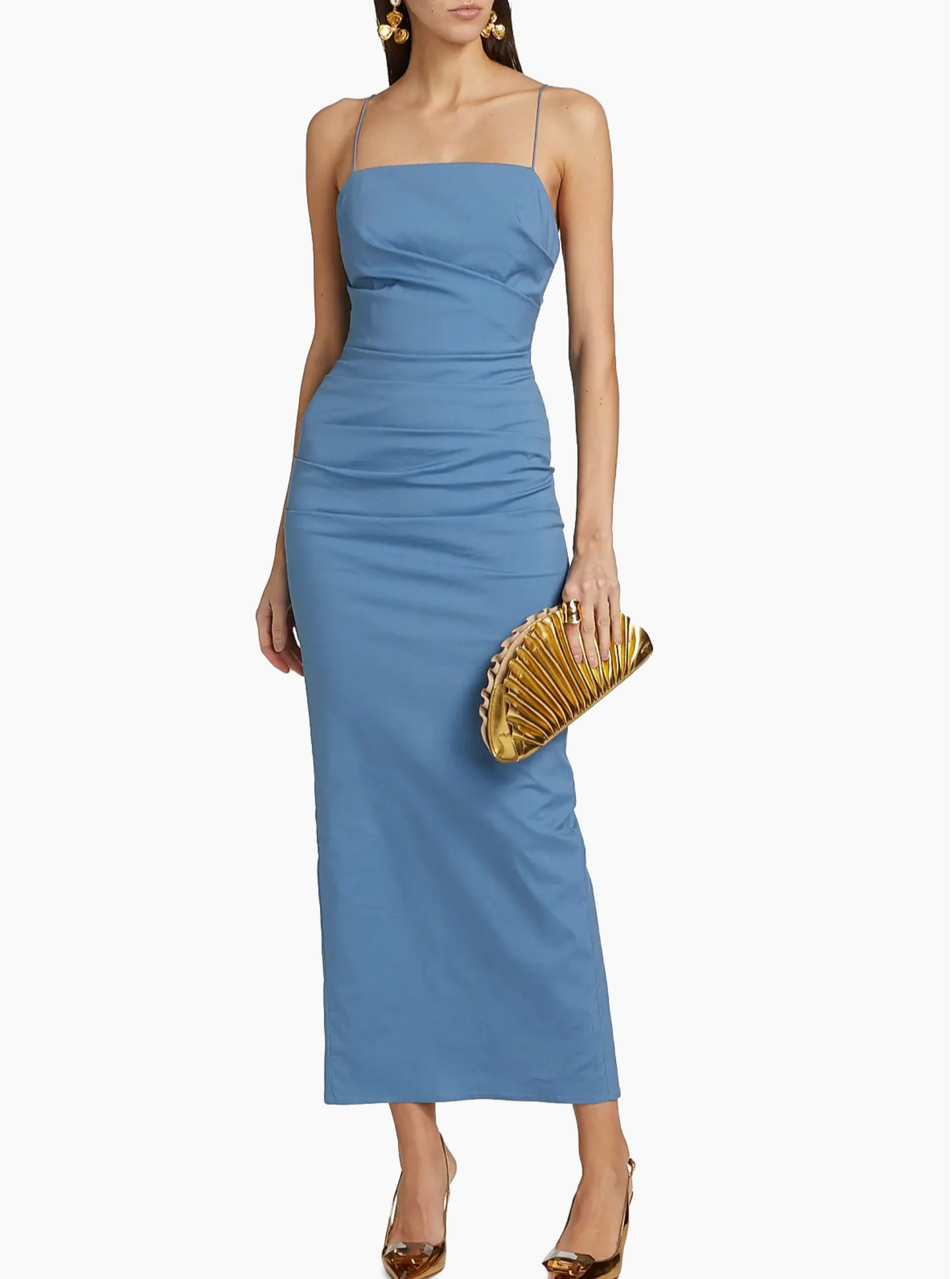 Sir The Label - Jones Gown in Washed Blue