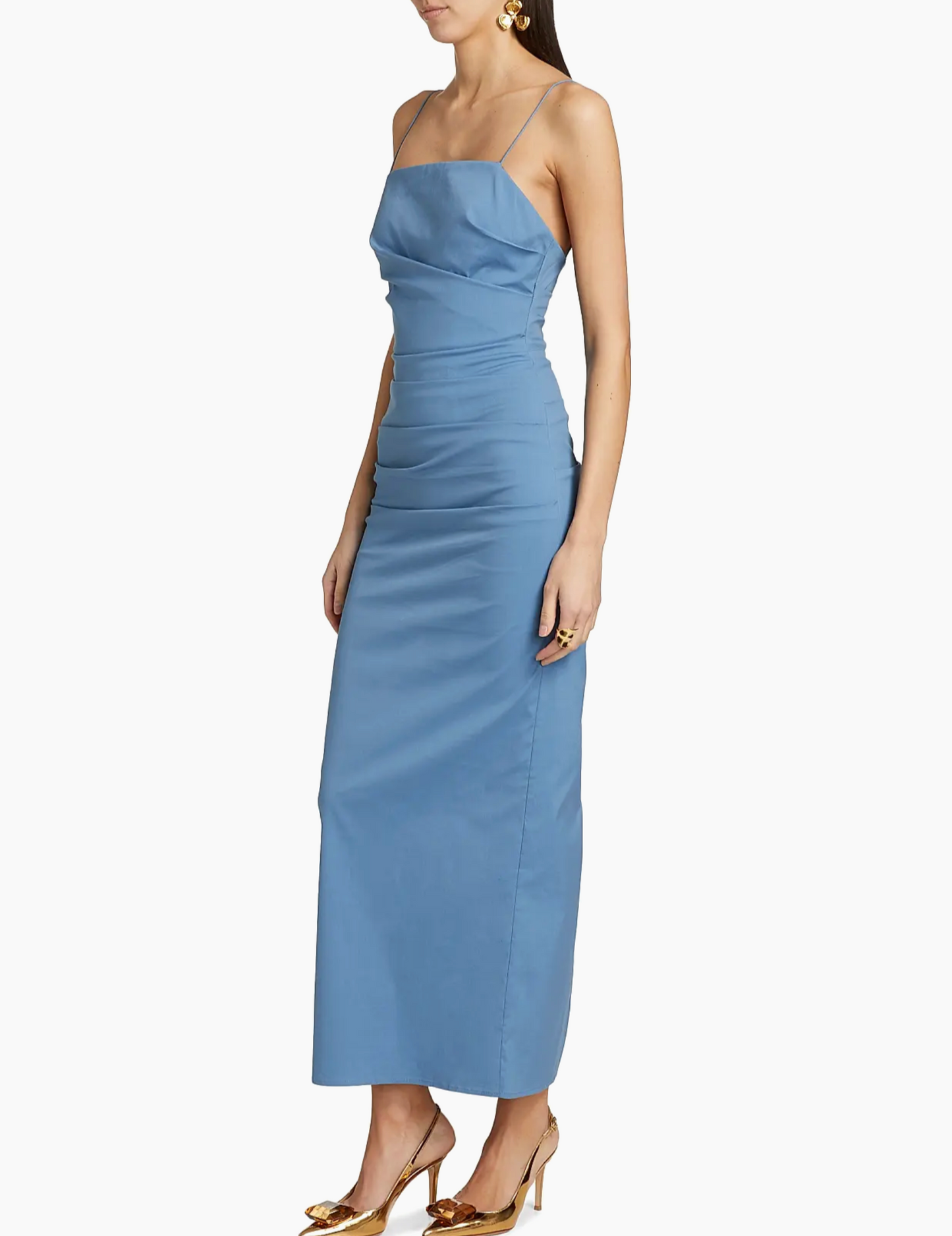 Sir The Label - Jones Gown in Washed Blue