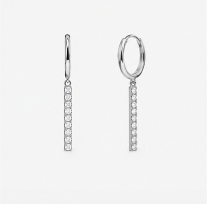 JEWELLERY - Gold and Silver Studded Hoop Earrings