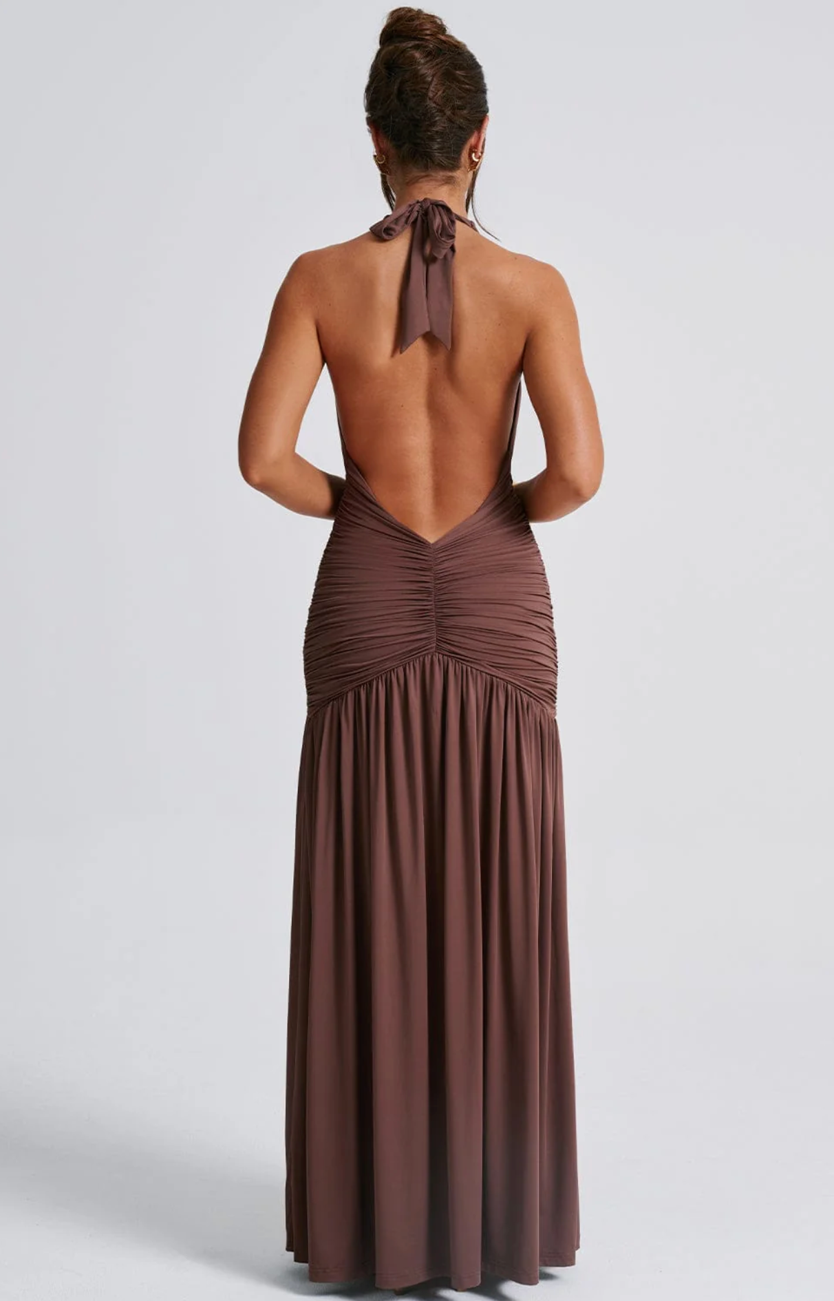 Babyboo - Melania Maxi Dress in Chocolate