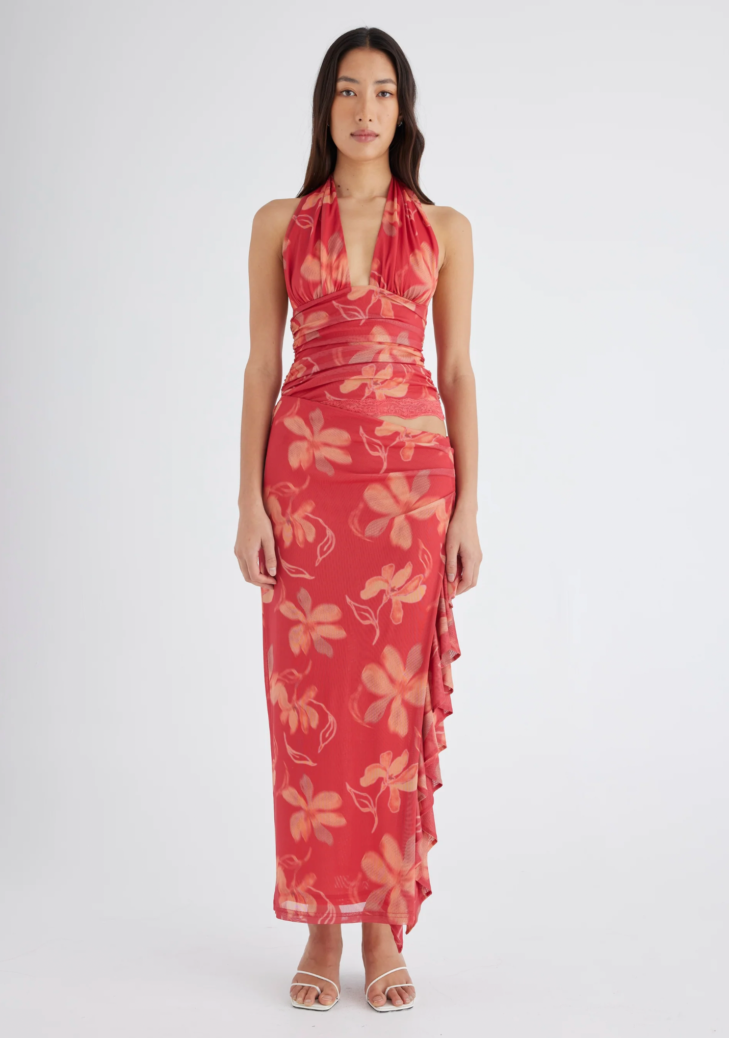 Benni - Penelope Maxi Dress in Hibiscus Floral