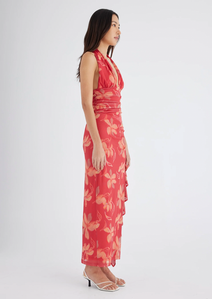 Benni - Penelope Maxi Dress in Hibiscus Floral