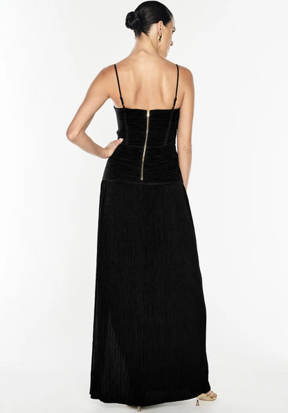 Manning Cartell - Double Time Pleat Maxi Dress in Black