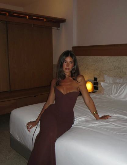 Natalie Rolt - Verity Bustier + Evelyn Skirt in Espresso