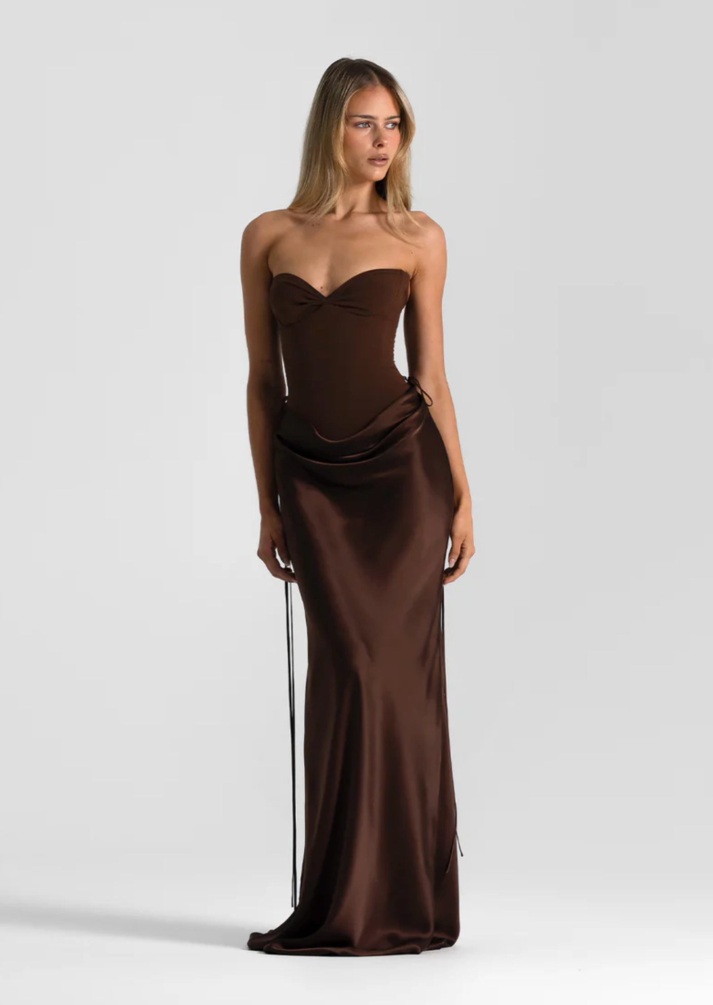 Natalie Rolt - Verity Bustier + Evelyn Skirt in Espresso