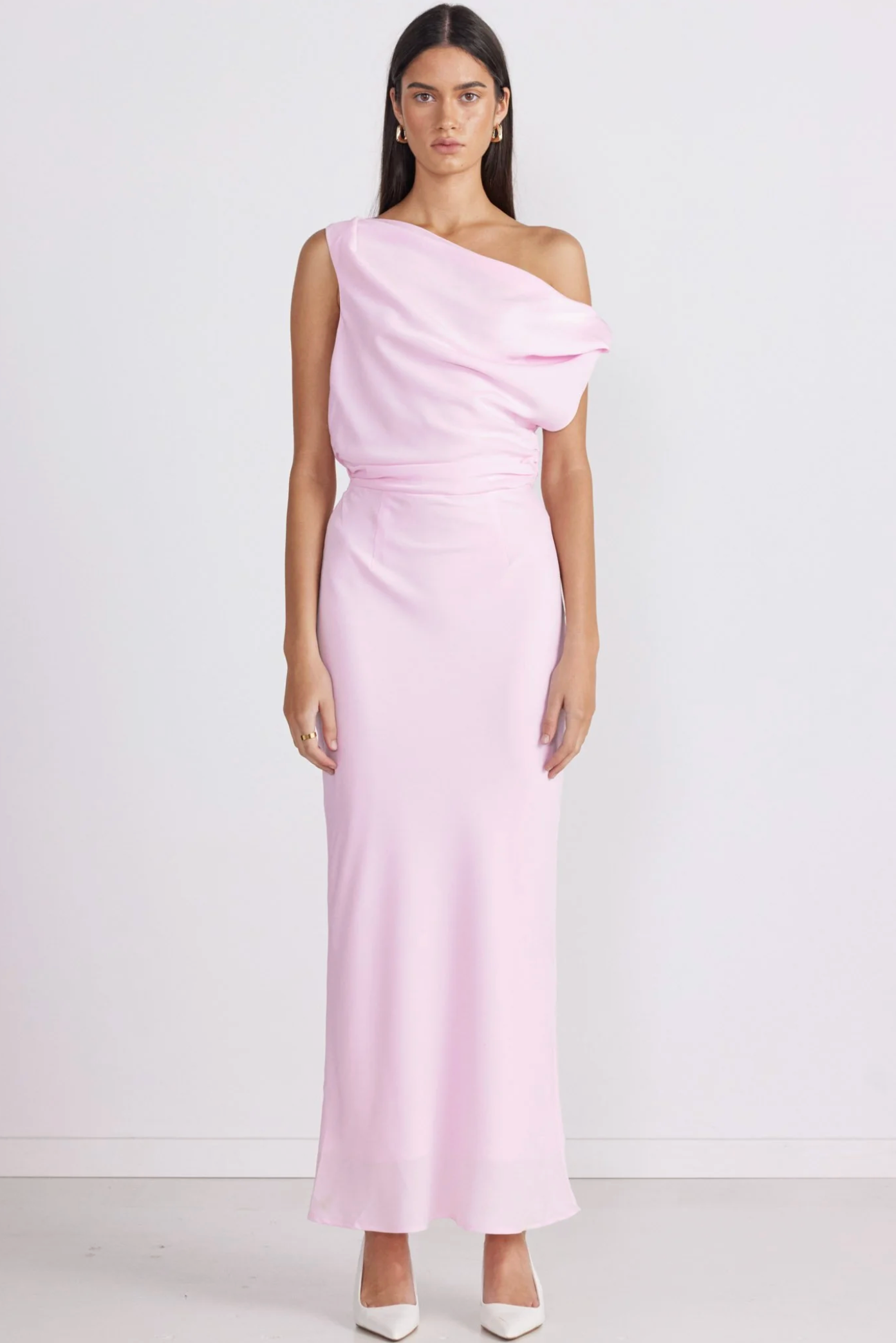 SNDYS - Calissa Maxi Dress in Baby Pink