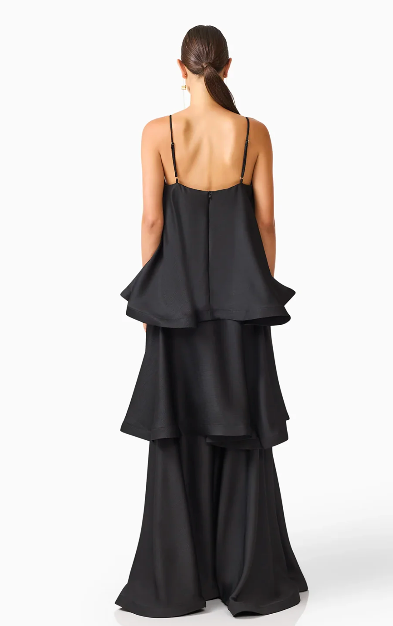 Elliatt - Tilly Tiered Maxi Dress in Black