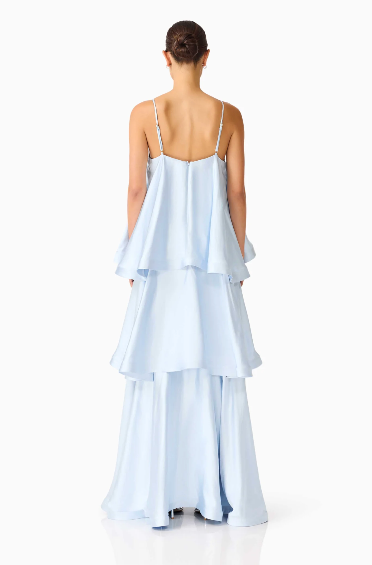 Elliatt - Tilly Tiered Maxi Dress in Light Blue